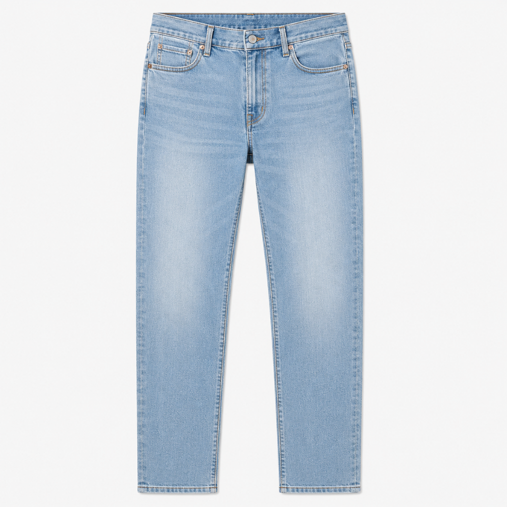 Premium Stretch Denim Jeans – Light Blue | Vantteico