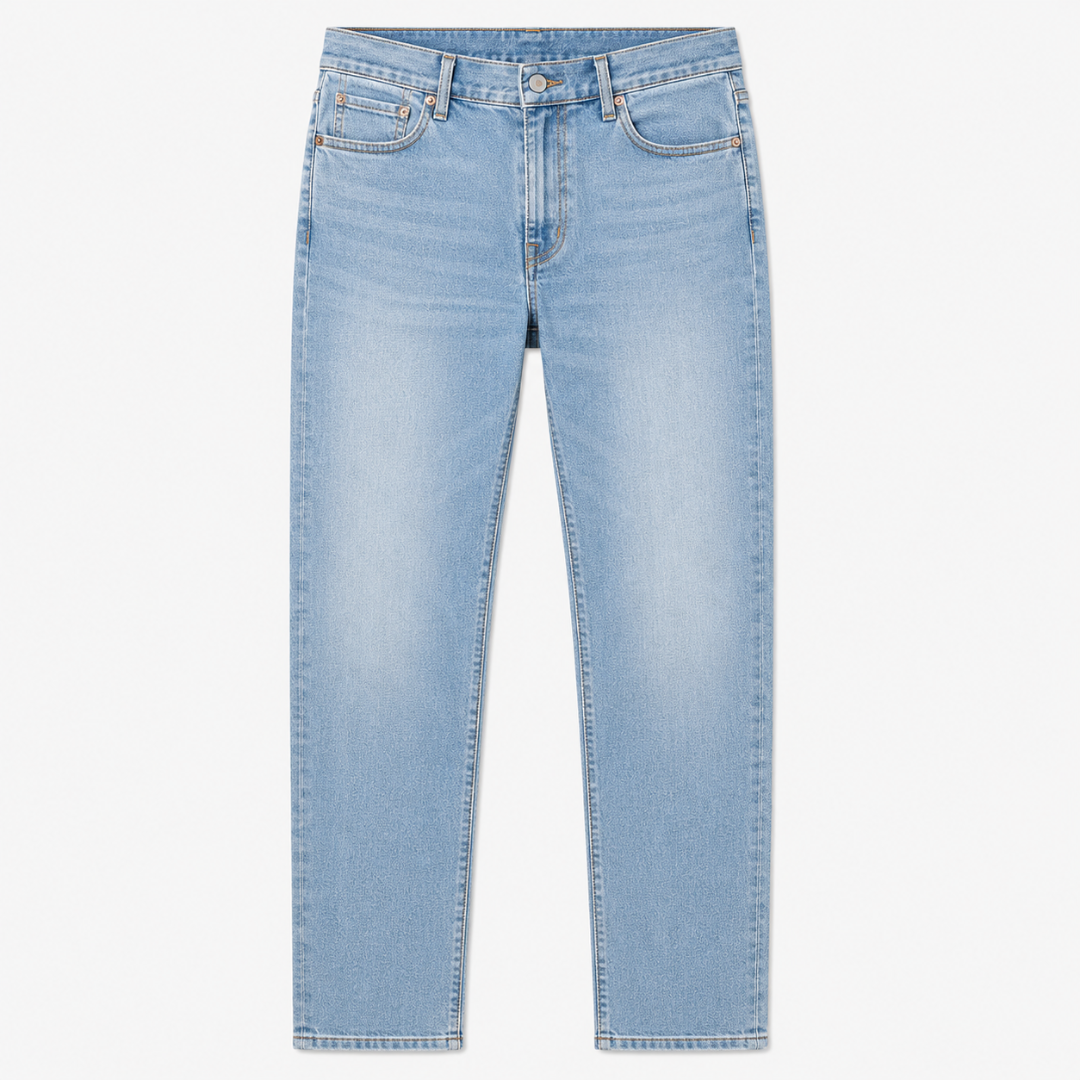 Premium Stretch Denim Jeans – Light Blue | Vantteico