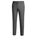 Tailored Wool Blend Trousers – Charcoal Grey | Vantteico